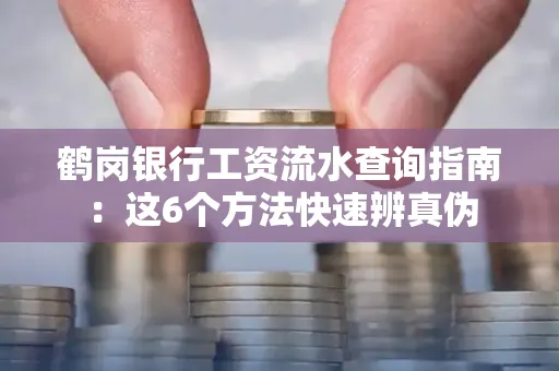 鹤岗银行工资流水查询指南:这6个方法快速辨真伪