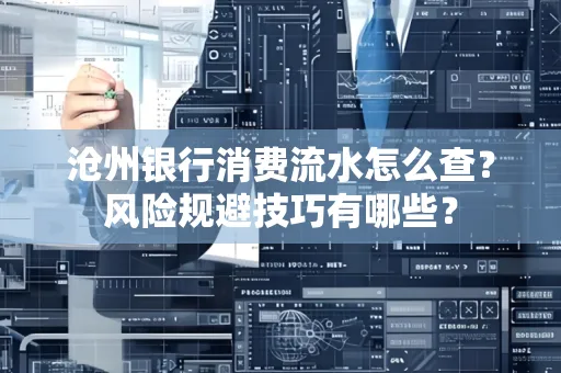 沧州银行消费流水怎么查?风险规避技巧有哪些?