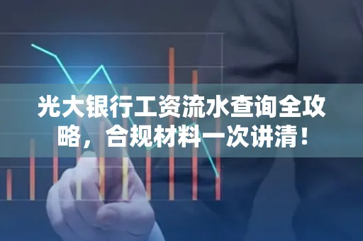 光大银行工资流水查询全攻略,合规材料一次讲清!