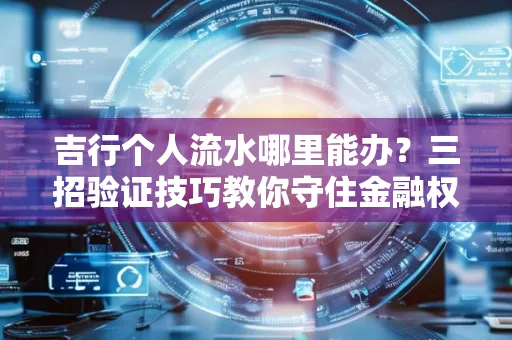 吉行个人流水哪里能办?三招验证技巧教你守住金融权益