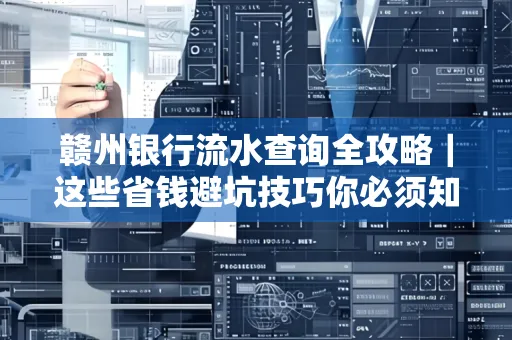 赣州银行流水查询全攻略|这些省钱避坑技巧你必须知道