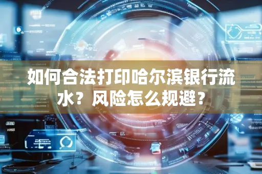 如何合法打印哈尔滨银行流水?风险怎么规避?