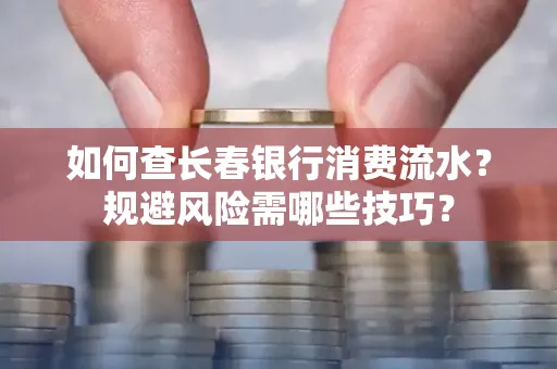 如何查长春银行消费流水?规避风险需哪些技巧?