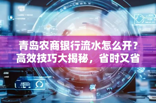 青岛农商银行流水怎么开?高效技巧大揭秘,省时又省心!